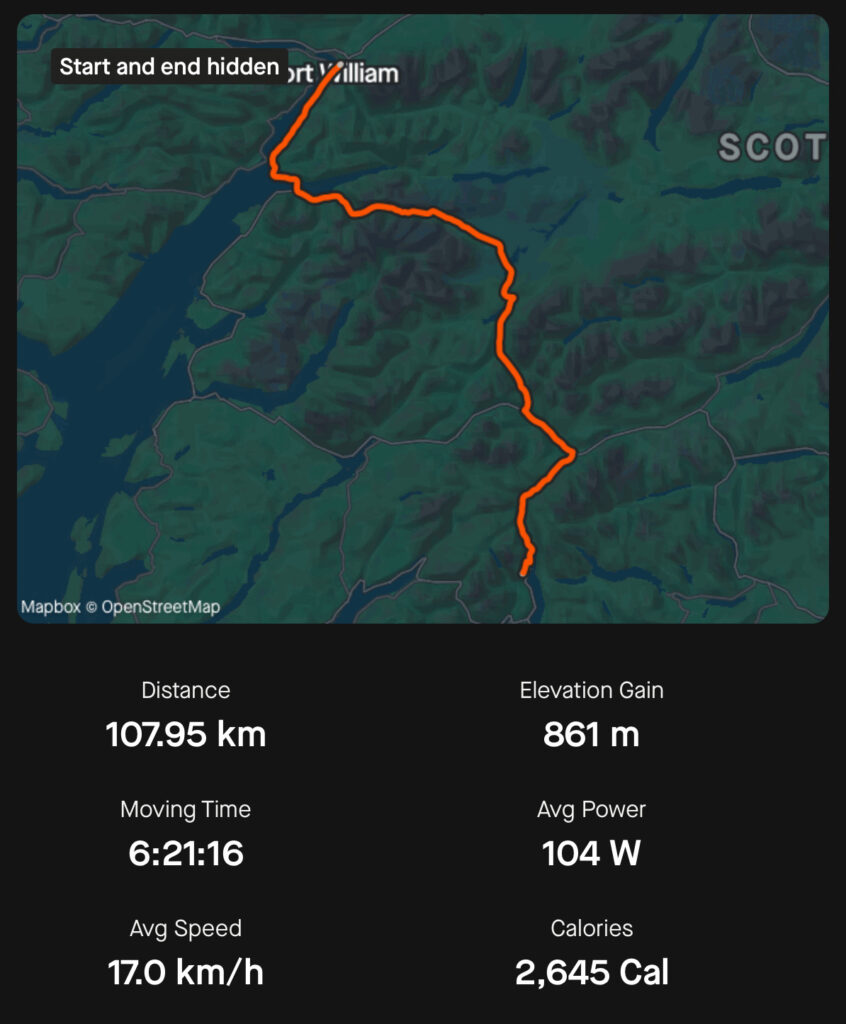 Day 38: Loch Lomond -> Fort William